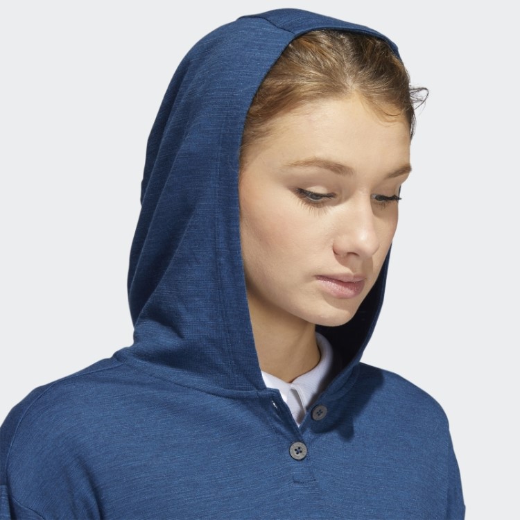 Moletom Com Capuz Azul Marinho Essencial Adidas