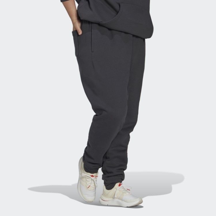 Calça De Moletom Adidas (plus Size) Carbono