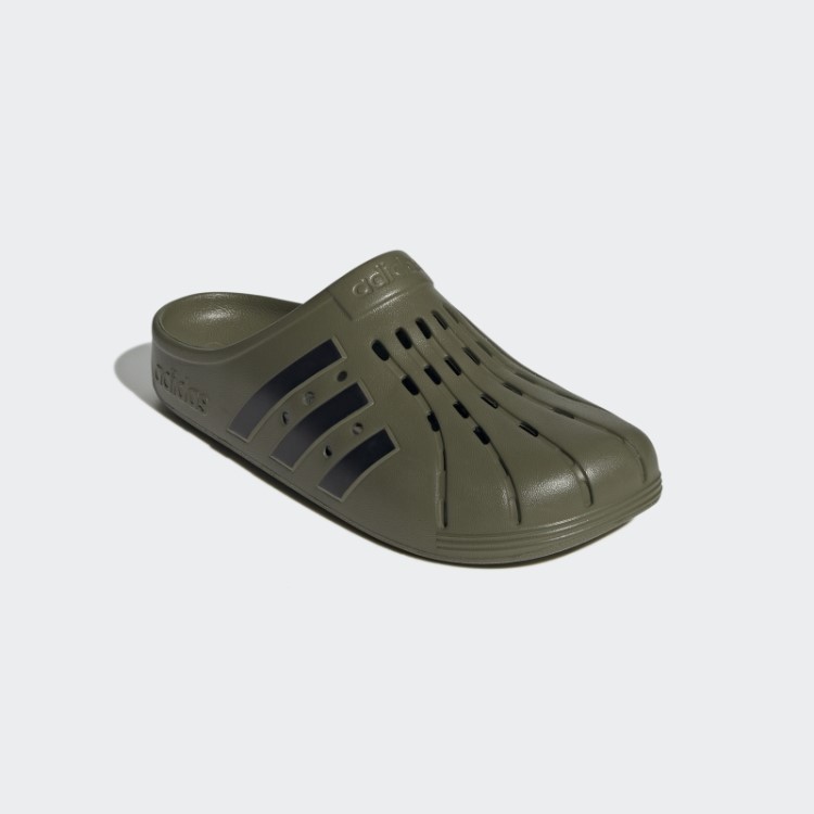 Tamancos Adilette Verde-oliva