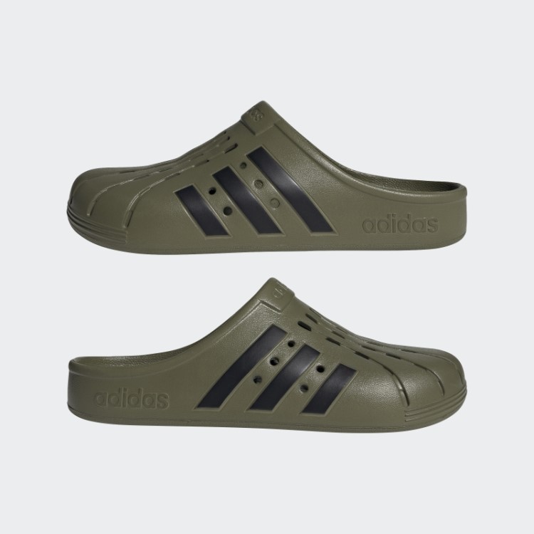 Tamancos Adilette Verde-oliva