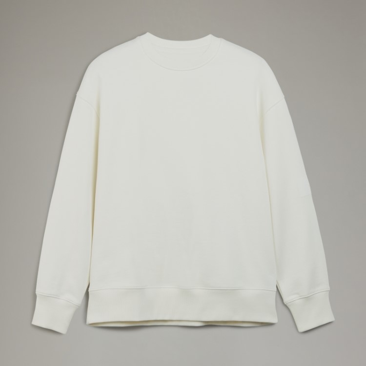 Elegante Suéter Felpudo De Algodão Orgânico Adidas Y-3