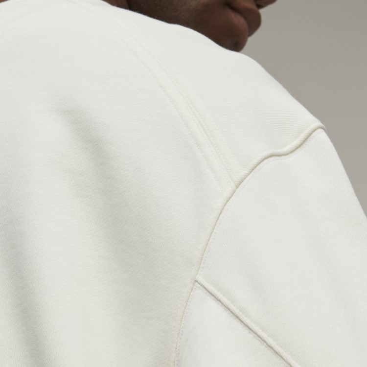 Elegante Suéter Felpudo De Algodão Orgânico Adidas Y-3