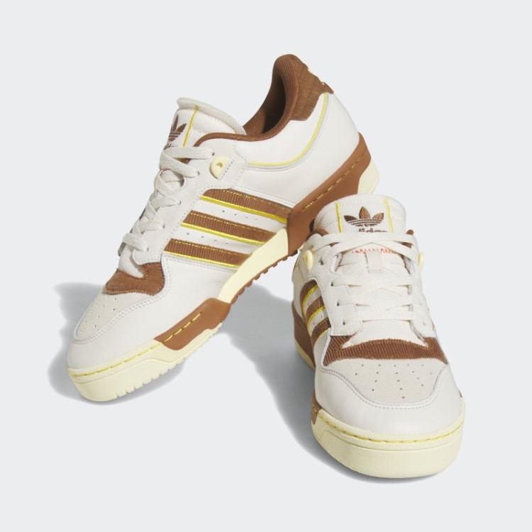 Elegante Tênis Amarelo Adidas Rivalry Low 86