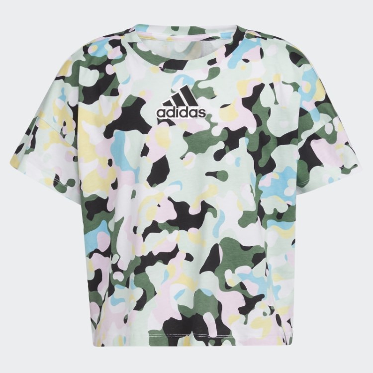 Camiseta Branca Oversized Com Estampa De Logo Adidas