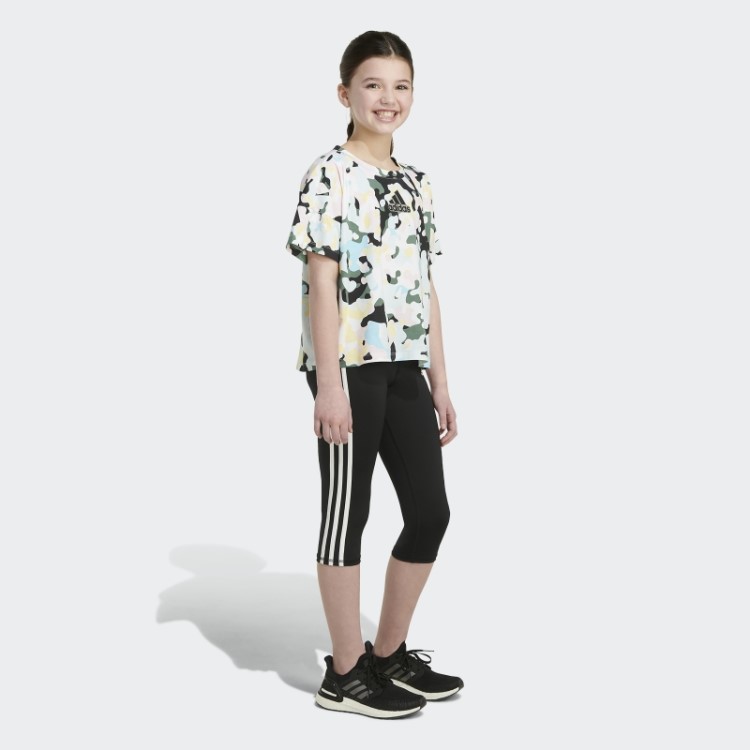 Camiseta Branca Oversized Com Estampa De Logo Adidas