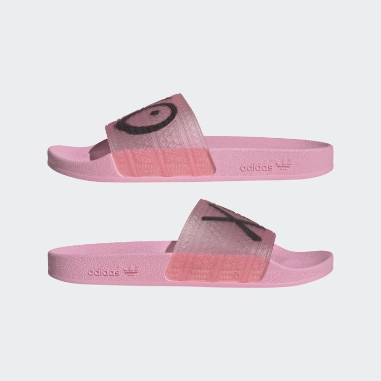 Chinelos Rosa Adilette X André Saraiva Adidas
