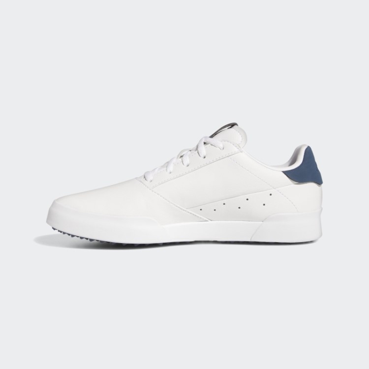 Tênis De Golfe Adicross Retrô Sem Pontas Branco Adidas