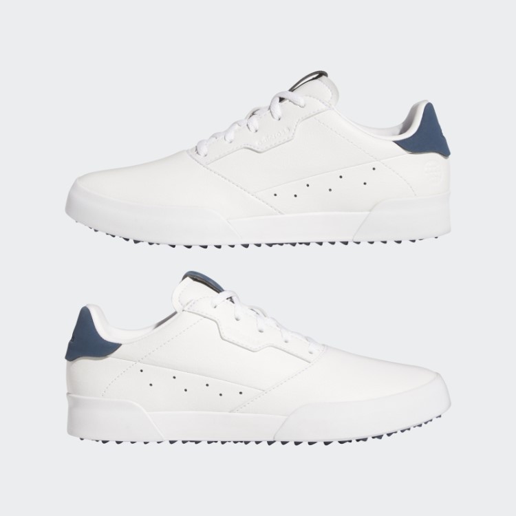 Tênis De Golfe Adicross Retrô Sem Pontas Branco Adidas