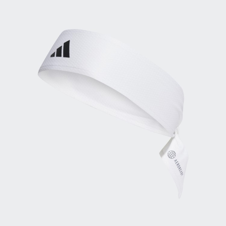 Faixa De Gravata Aeroready Branca Adidas