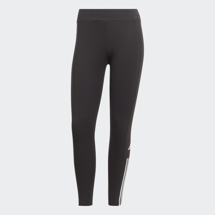 Leggings Adidas Performance 7/8 De Algodão Trem Preto