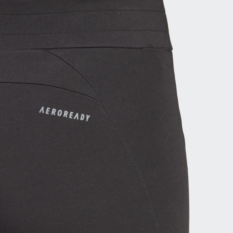 Leggings Adidas Performance 7/8 De Algodão Trem Preto