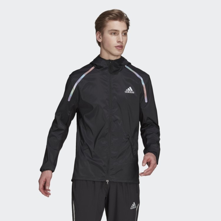 Jaqueta De Corrida Maratona Adidas Preta