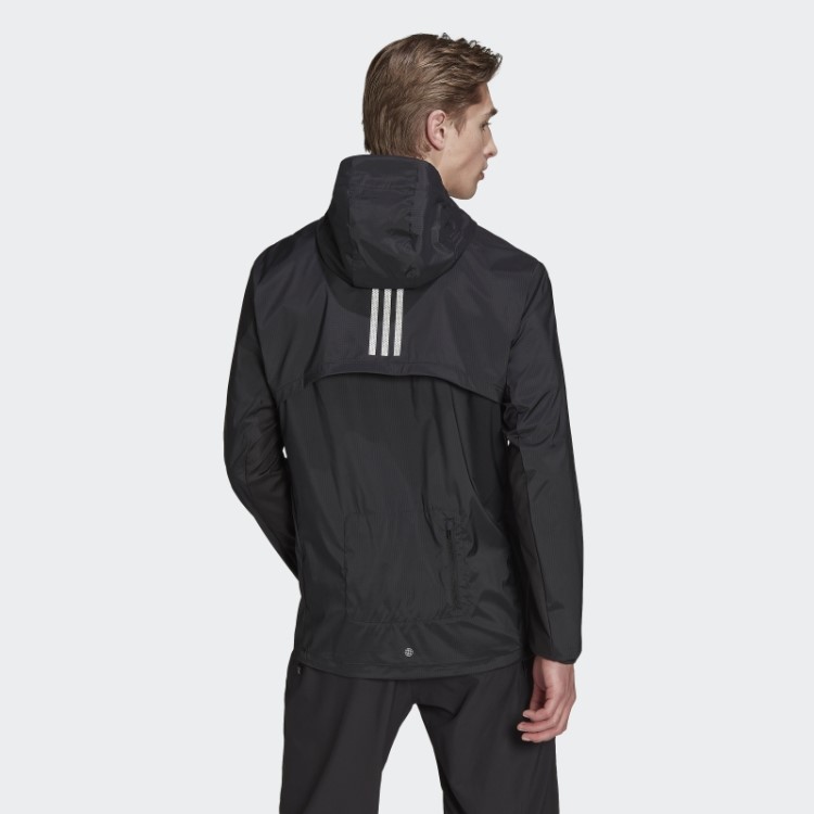 Jaqueta De Corrida Maratona Adidas Preta