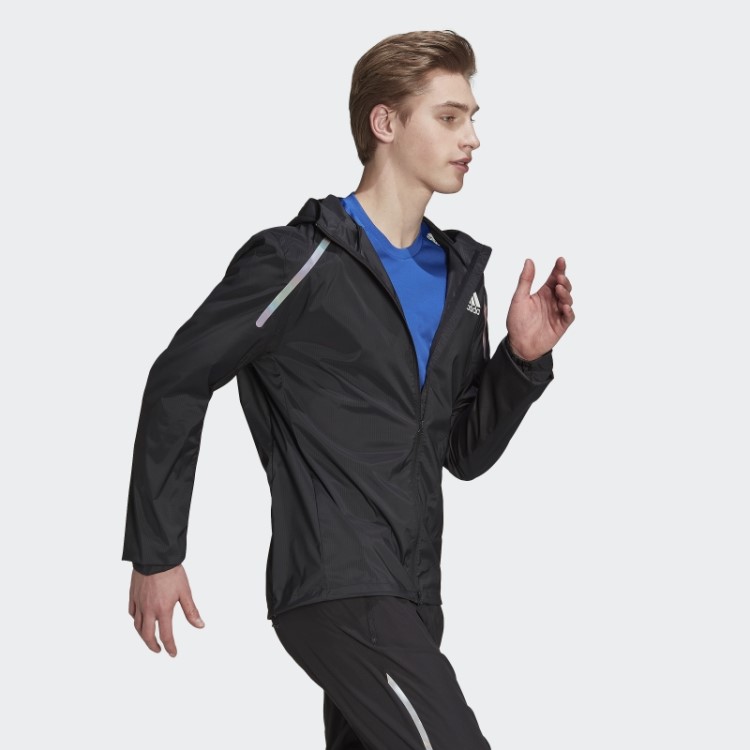 Jaqueta De Corrida Maratona Adidas Preta