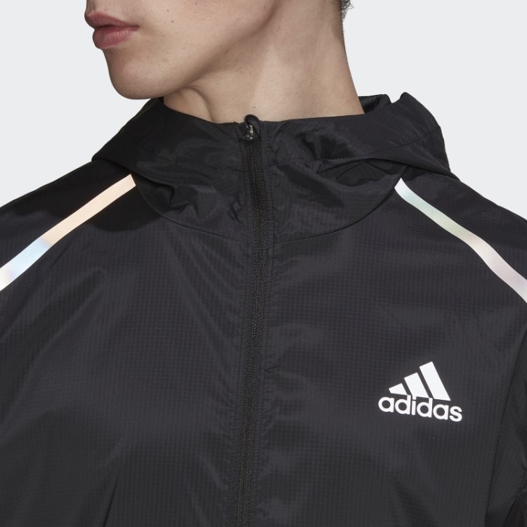 Jaqueta De Corrida Maratona Adidas Preta