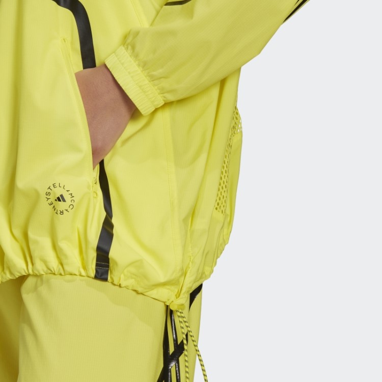 Jaqueta De Corrida Em Tecido Amarelo Choque Fashion Adidas By Stella Mccartney Truepace