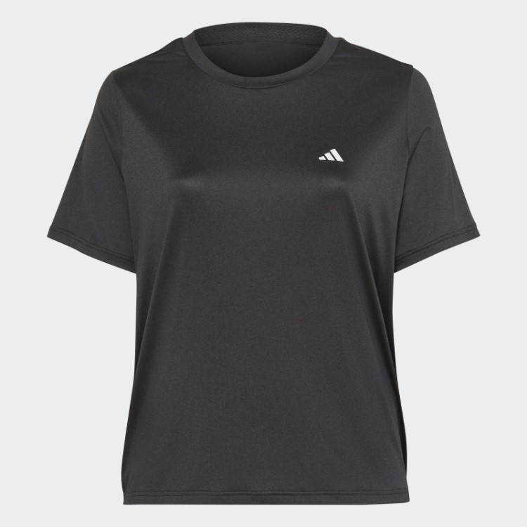 Camiseta Preta Aeroready Made For Training Minimal (plus Size) Adidas