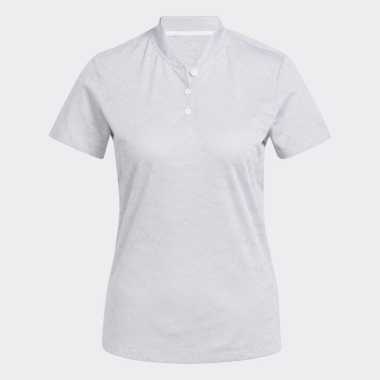 Camisa Polo Branca Adidas Jacquard Golf