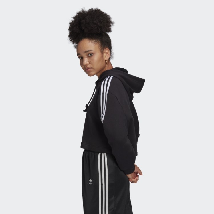 Adicolor Moletom Preto Classics Crop Adidas