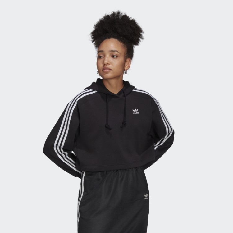 Adidas Adicolor Classics Crop Hoodie Preto