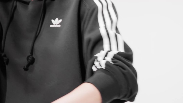 Adidas Adicolor Classics Crop Hoodie Preto