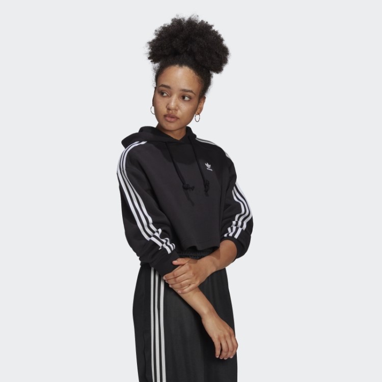 Adidas Adicolor Classics Crop Hoodie Preto
