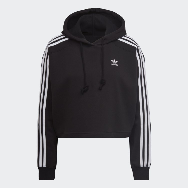 Adidas Adicolor Classics Crop Hoodie Preto