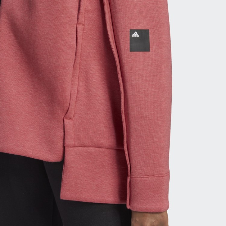 Moletom Com Capuz E Zíper Completo Em Vermelho Mel Missão Vitória Adidas
