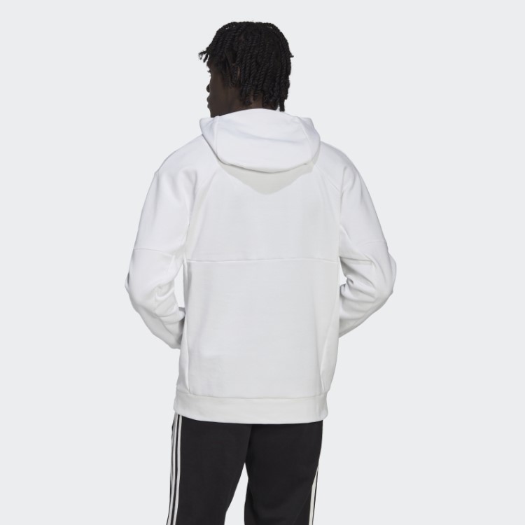 Moletom De Viagem Branco Adidas Manchester United