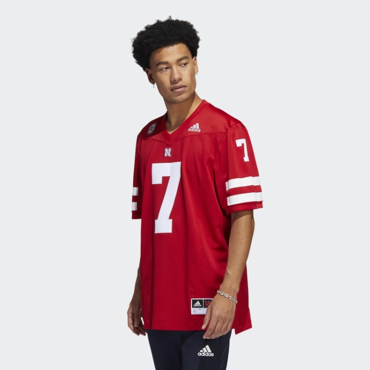 Camisa Vermelha Cornhuskers Icon Adidas