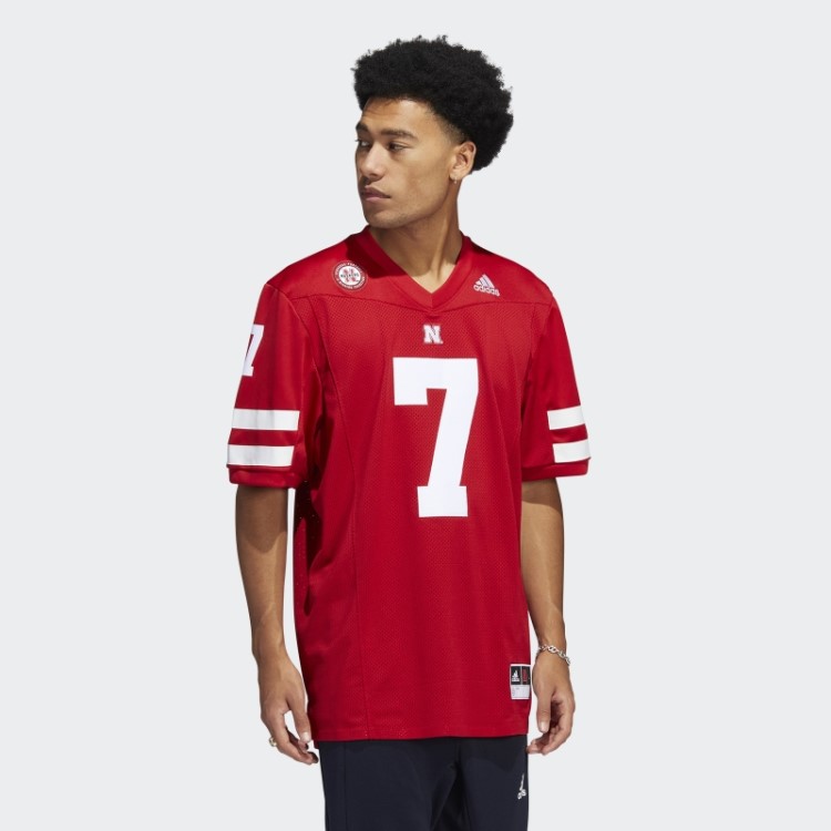 Camisa Vermelha Cornhuskers Icon Adidas