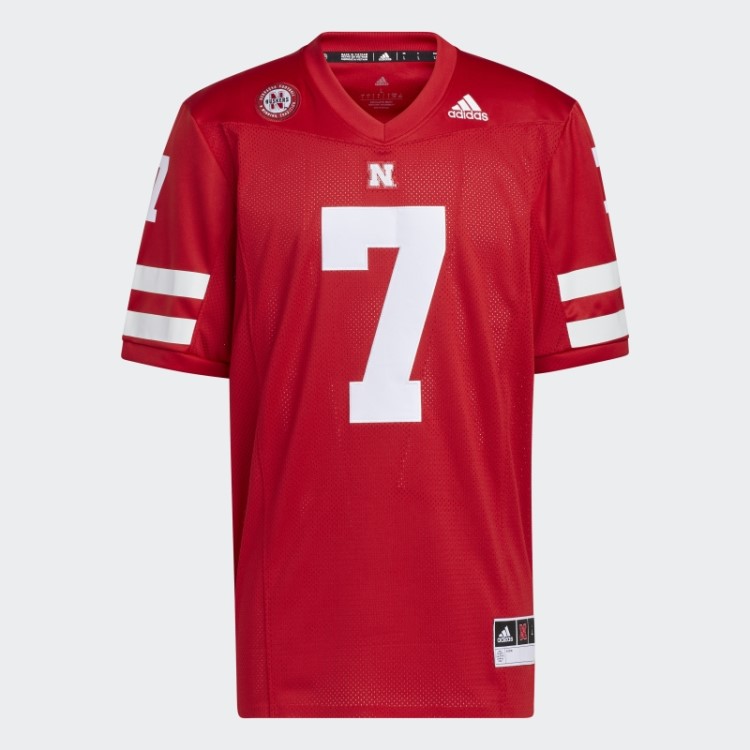 Camisa Vermelha Cornhuskers Icon Adidas