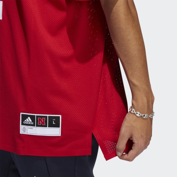 Camisa Vermelha Cornhuskers Icon Adidas