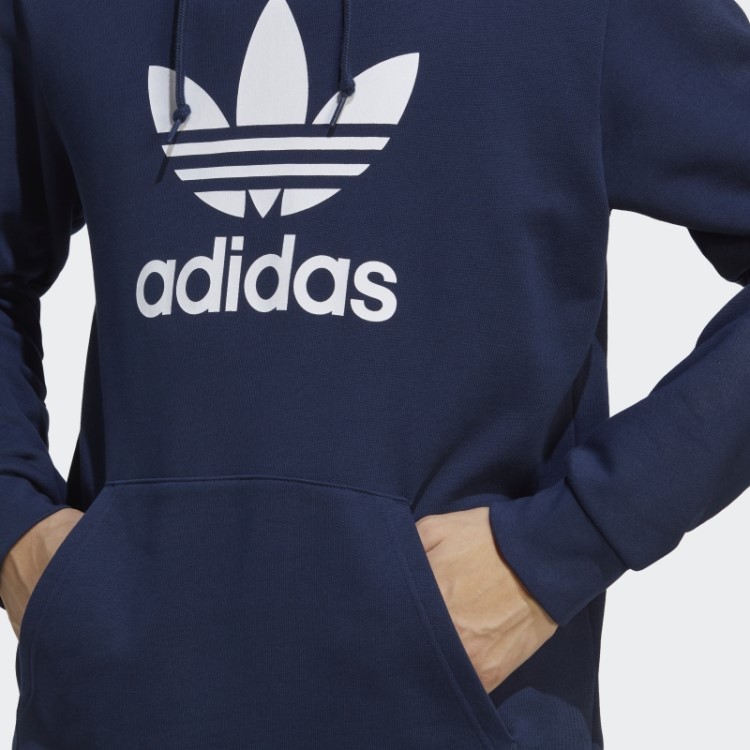 Moletom Com Capuz Adidas Adicolor Classics Trefoil Night Indigo