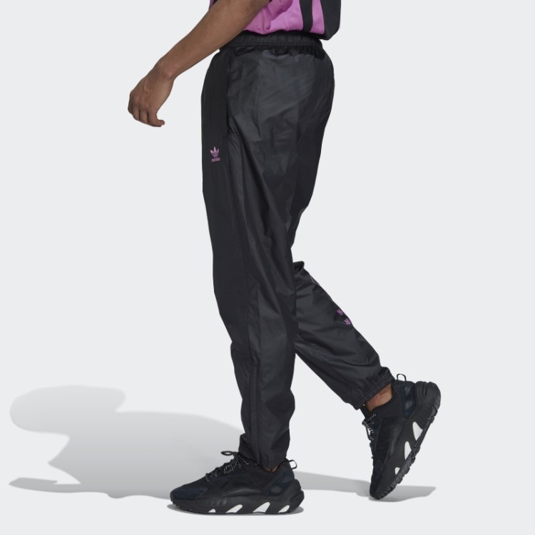 Adidas Rekive Calça De Trilha Gráfica Moda Preta