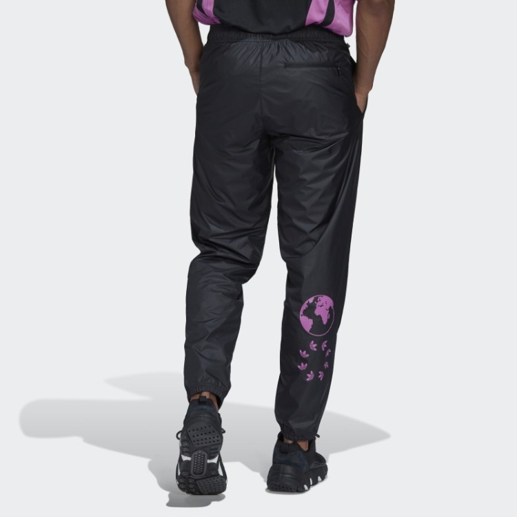 Adidas Rekive Calça De Trilha Gráfica Moda Preta