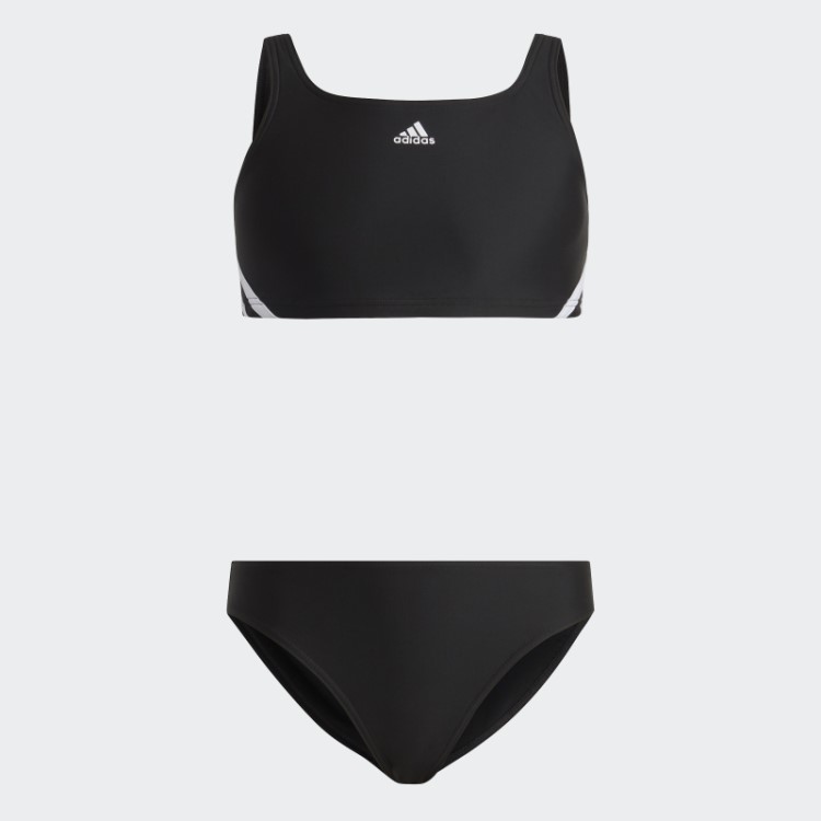 Biquíni 3 Listras Adidas Preto