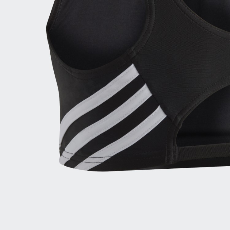 Biquíni 3 Listras Adidas Preto