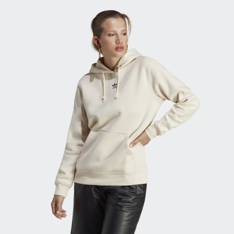 Moletom Com Capuz Branco Adicolor Essentials Da Adidas