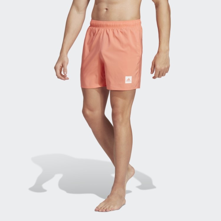 Calções De Banho Lisos Curtos Adidas Coral