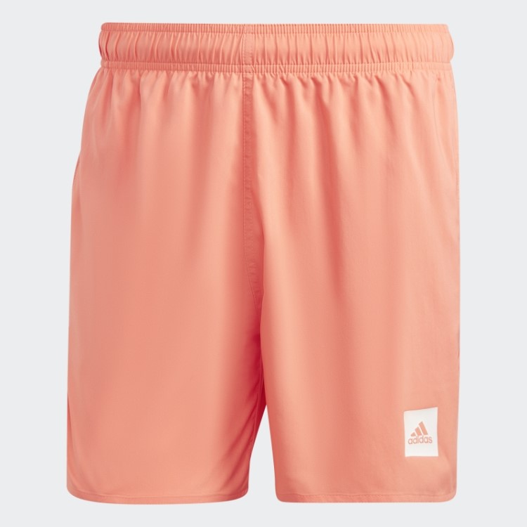 Calções De Banho Lisos Curtos Adidas Coral