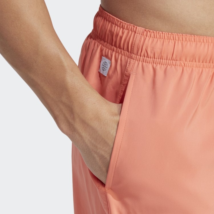 Calções De Banho Lisos Curtos Adidas Coral