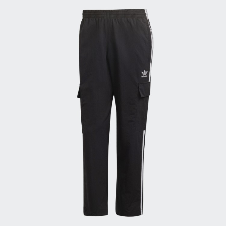Calça Cargo Adicolor Classics 3 Listras Preta Adidas