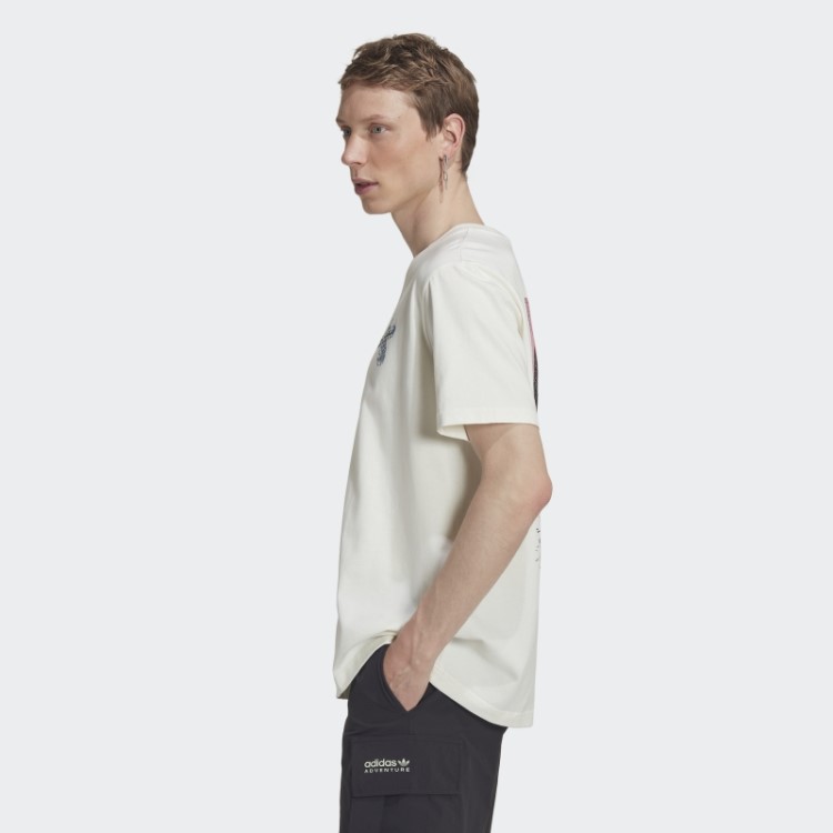 Camiseta Adidas Adventure Trail Branca Quente