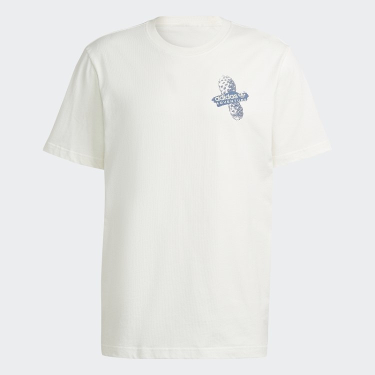 Camiseta Adidas Adventure Trail Branca Quente