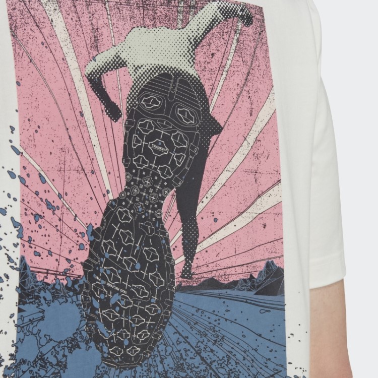 Camiseta Adidas Adventure Trail Branca Quente