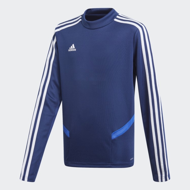Top De Treino Adidas Tiro 19 Azul Escuro