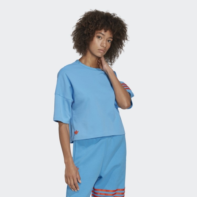 Camiseta Azul Adicolor Neuclassics Adidas