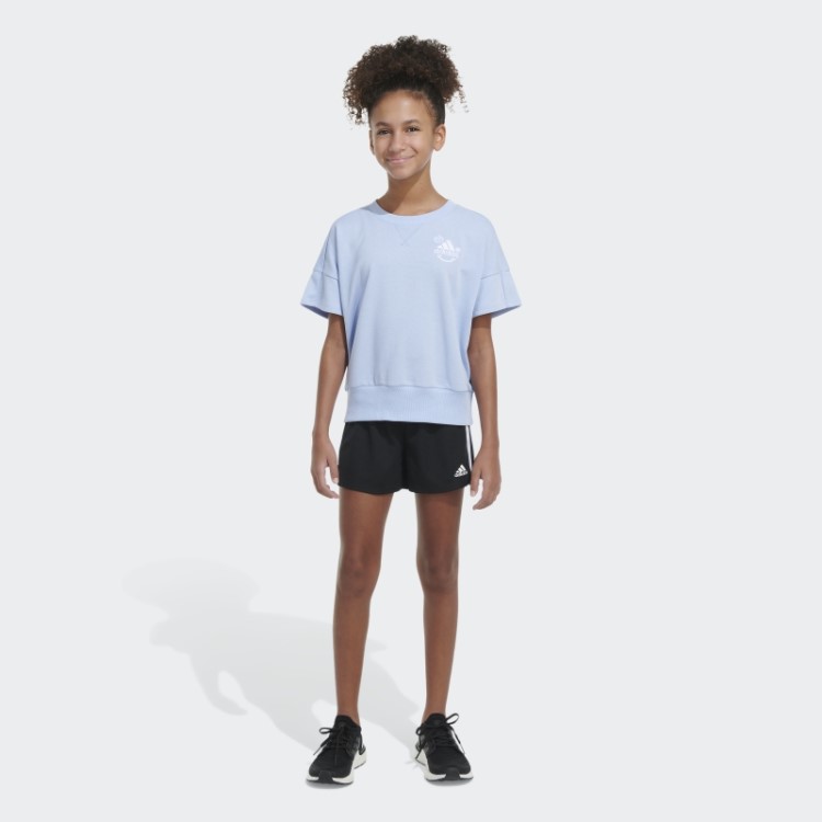 Top Adidas Ss French Terry Blue Dawn