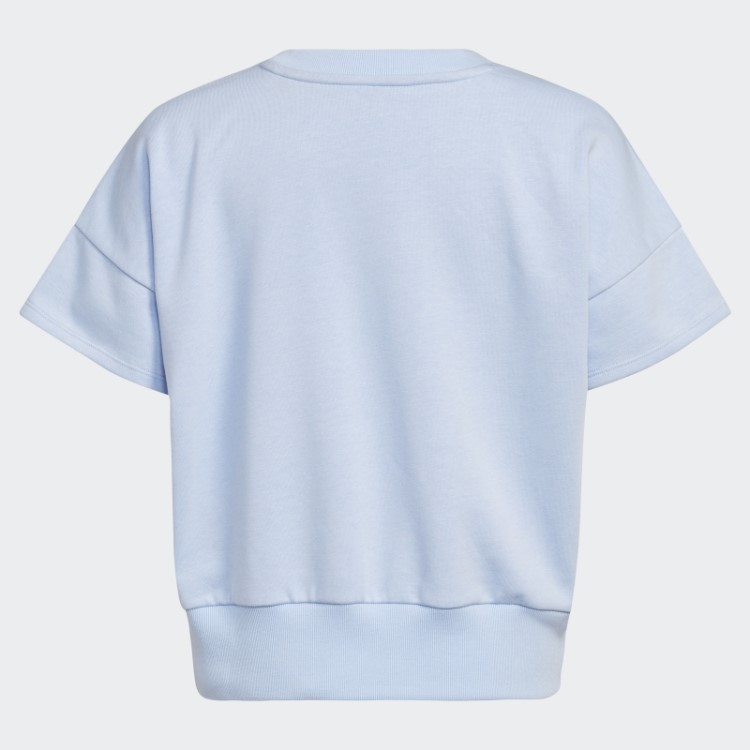 Top Adidas Ss French Terry Blue Dawn